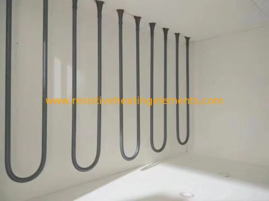 Elementos de calefacción de disilicido de molibdeno personalizados MoSi2 1800C para hornos