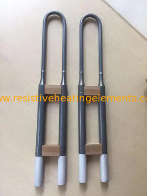 Elementos de disilicido de molibdeno tipo U 1800C Elementos de calefacción de horno industrial