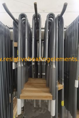 Elementos de calefacción de MoSi2 en forma de W 1800c Elementos de calefacción de disilicida molí