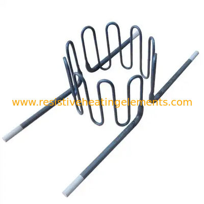 300W-3000W MoSi2 Elementos de calefacción 1800C Molí Disilícido en forma espiral