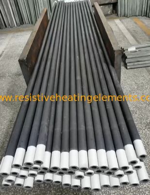 Elemento de calefacción SiC tipo varilla recta para hornos de alta temperatura