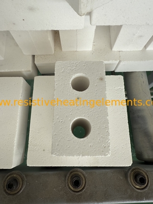 Bloque de soporte cerámico de doble orificio